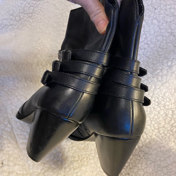 Harley Davidson WELL LOVED black riding boots 8.5 - Picture 5 of 12